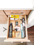 Lipper International 824, Bamboo Wood 4-Compartment Organizer Tray, 11 5/8" x 7 7/8" x 1 3/4"...