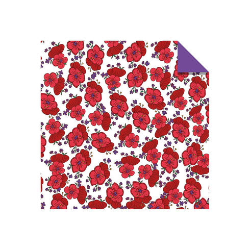 Origami Paper - Flower Patterns - 6 3/4" Size - 48 Sheets: Tuttle Origami Paper: Origami Sheets Printed with 8 Different Designs: Instructions for...