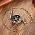 Mini DND Dice Set Steampunk Hollow Bard Pocket Watch Shell Case, 7pcs Tiny Polyhedral Metal D&D Dice Set, Dungeons and Dragons Gifts with Gift Box...