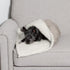 Furhaven Waterproof & Self-Warming Throw Blanket for Dogs & Indoor Cats, Washable & Reflects Body Heat - Soft-Edged Terry & Sherpa Dog Blanket - D...