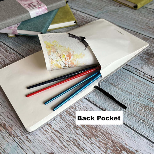 tumuarta Watercolor Sketchbook, 4x6”, 140 LB, 300 GSM, 100% Cotton Paper, Cold Press, 24 Sheets, 48 Pages, Watercolor Journal for Use As Travel No...