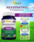 aSquared Nutrition Natural Resveratrol with Red Wine Extract - 180 Capsules - Trans Resveratrol Antioxidant Supplement Pills for Pure Heart Health...