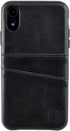 Dockem Wallet Case for iPhone XR: Built-in Metal Plate for Magnetic Mounting & 2 Credit Card Holders (6.1" Exec M2, Synthetic Leather, Black)...
