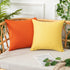 UGASA Outdoor Waterproof Pillow Covers Pack of 2 Weaving Texture Water Resistant Outside Decorative Pillow Cases for Patio Garden Porch Yard Bench...