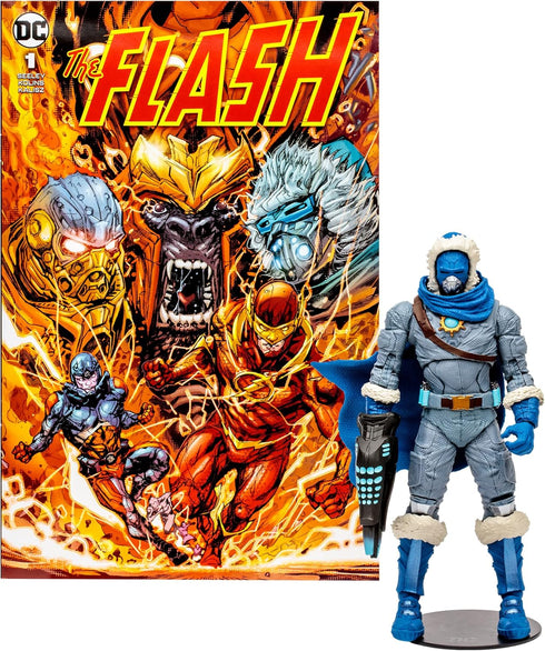 McFarlane Toys - DC DIRECT 7IN FIGURE with COMIC - The FLASH WV2 - CAPTAIN COLD...