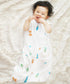 Muslin Cotton Toddler Sleeping Sack Bag, 0.5 Tog baby Lightweight Wearable Blanket for boy and girl (S, Forest)...