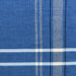 DII French Stripe Dining Table Collection Farmhouse Style Tablecloth, 70 Inches Round, Blue Chambray...