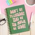 Pink Green Aesthetic Hardcover Notebooks for Work, A5 size 5.8 x 8.3 inch, Cute Notebooks for School 4 Pack, Retro Notebooks College Ruled, Cute S...