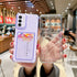 Tuokiou Compatible with Samsung Galaxy S23 FE Phone Case,Camera Lens Protection Cut Card Holder Soft Shockproof Wallet Case for Galaxy S23 FE Case...