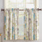 No. 918 Hoot Owl Print Semi-Sheer Rod Pocket Kitchen Curtain Tier Pair, 56" x 36", Mocha...