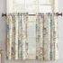 No. 918 Hoot Owl Print Semi-Sheer Rod Pocket Kitchen Curtain Tier Pair, 56" x 36", Mocha...