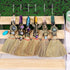 Natural Crystal Magic Sweeper Coloured Fluorite Tower Broom 7.08"-7.87" Healing Crystal Point Witch Altar Supplies for Crystal Therapy Cleaning Be...