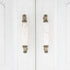 Set of 4 Marble Ceramic Handle Antique Cabinet Door Pull Modern Euro Style Furniture Drawer Kitchen Knob Handle Pull Decoration 3.78 inch(96mm) Ho...