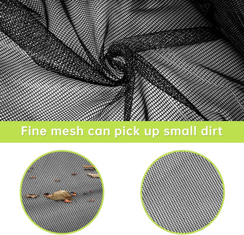 Pool Net,Professional Swimming Pool Leaf Skimmer Nets for Cleaning with Nylon Deep Bag ?Heavy Duty Aluminum Frame & Handle ?Swimming Pool Nets for...