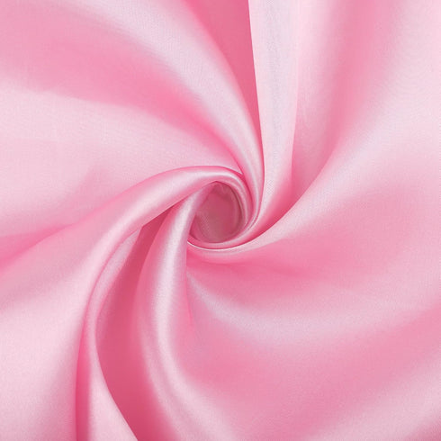 ANECO 12 Pieces Satin Napkins Soft Dinner Napkins Square Table Napkins 17 x 17 Inches for Restaurant Weddings Party Dinner Decoration (Pink)...