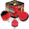 Drill Brush Power Scrubber by Useful Products - Wood Cleaner - Concrete Cleaner - Deck Brush - Rust Stain Remover - Brick Cleaner - Floor Scrub Br...