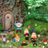 Jetec Gnomes Fairy Resin Statues Miniature Garden Accessories Mini Dwarf Figurine Fairy Miniature Ornament DIY Kit Micro Landscape Ornaments for O...