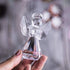HDCRYSTALGIFTS 3inch Crystal Guardian Angel Figurine Paperweight Decor Glass Angel Statue Ornaments Art Collectible Gift for Women (Clear)...