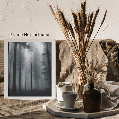 Posterizer 1 pcs- trees and jungle-nature scene style 11-Landscape & Nature Art-Floral Botanical Art- Decor for Home & Office- unframed wall art...