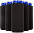 QualityPerfection Slim Can Cooler Sleeves (6 Units) Insulated, Beer/Energy Drink Neoprene 4mm Thickness Thermocoolers for 12 oz Tall Skinny Bevera...