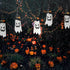 Solar Halloween Decorations Ghost Pumpkin 5 Pack 50 LED String Lights for Hallway Garden Yard Lawn Porch Tree Outdoor Suspend Terror Decor (Ghost ...
