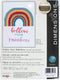 DIMENSIONS Follow Your Rainbow Counted Cross Stitch Kit, Multi-Color...