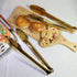 2 Pack 9 Inch Serving Tongs,Gold Salad Buffet Tongs,Stainless Steel Serving Utensils...