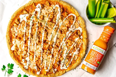 Primal Kitchen No Dairy Buffalo Sauce, Made with Real Ingredients Like Avocado Oil, No Cane Sugar or Corn Syrup, Pack of 2...