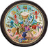 eeBoo: Piece and Love Crazy Bug Bouquet 500 Piece Round Jigsaw Puzzle, Jigsaw Puzzle for Adults and Families, includes Glossy and Sturdy Pieces...