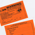 Parking Violation Sticker - Vehicle Illegally Parked Tow Notice - Parking Violation Notice - No Parking Warning Stickers - 5.5 x 7.5 Hard to Remov...
