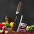 3PCS Chef Knife, Little Cook Chef Knife Set, Includes 7 inch Chef Knife, 7 inch Cleaver Knife and 4.5 inch Boning Knife, Premium Stainless Steel W...