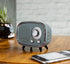 Crosley CR3039A-TN Rondo Retro Portable Rechargeable Bluetooth Speaker, Tourmaline...