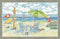 Design Works Crafts Inc. 2862 Beach Signs, 11'' x 18' Counted Cross Stitch Kit, 11" by 18", Multicolor...