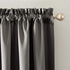 Sun Zero Oslo Theater Grade Extreme Total Blackout Rod Pocket Curtain Panel, 52" x 84", Gray...