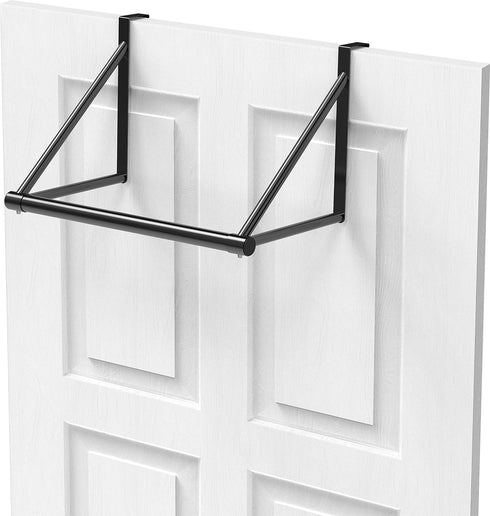 Simple Houseware Over The Door Clothes Hanging Rod, Black...