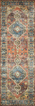 Loloi Skye Collection SKY-11 Rust/Blue 2'-0" x 5'-0" Accent Rug...