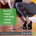 Gaiam Grippy Studio Yoga Socks for Extra Grip in Standard or Hot Yoga...