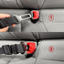 PawSafe Dog Car Seatbelt - Retractable, Adjustable, Elastic, Heavy Duty & Durable Car Seatbelt for Pets - 2 Belts & 1 Compact Travel Bowl Combo (B...