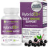 HybridEB Sambucus Elderberry Immune Support with Vitamin C, Zinc, Vitamin D3 - Antioxidant & Immunity Supplement, 1 Month Supply - 9 in 1 Black El...