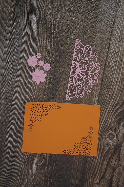 Metal Embossing European Lace Cutting Dies and Lace Die Cuts for DIY Crafts, New Year, Wedding, Valentine's, Present Greeting Cards Albums...