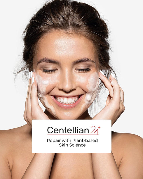 CENTELLIAN 24 Cleansing Foam with Centella Asiatica, TECA, Amino Acid - Korean Skin Care Hypoallergenic Face Wash - Gentle, Exfoliating Daily Clea...