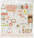 Echo Park Paper Company Baby Girl Collection Kit paper, pink, yellow, green, blue, 12-x-12-Inch...