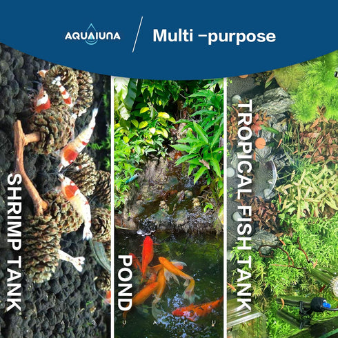 AQUALUNA Aquarium Test Strips 6 in 1 for Freshwater and Saltwater- Fish Tank Test Kit Monitoring Level of pH, Nitrate, Nitrite, General Hardness, ...