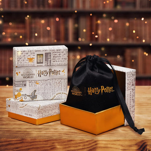 Harry Potter Women's Silver Plated Quidditch Golden Snitch Necklace,16+2 extender...