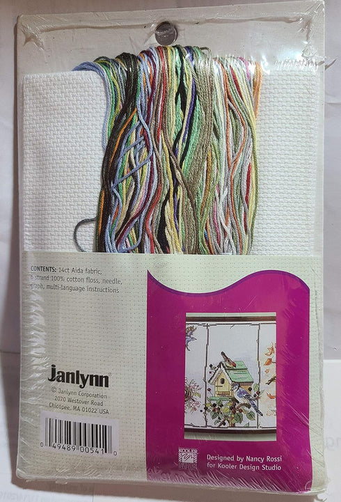 Janlynn Four Seasons Birds Counted Cross Stitch Kit...