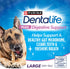 Dentalife Purina Plus Digestive Support Chicken and Pumpkin Flavor Large Dog Dental Chews - 6 ct. Pouch...