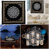 Indian Consigners Altar Cloth Flower of Life Witchcraft Alter Tarot Spread Top Cloth Wiccan Square Spiritual 18 by 18 Sacred (Flower of Life Gold ...