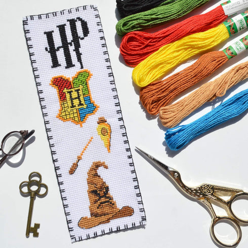 Personalized.Design Cross-Stitch Kit of Bookmark “HP: Hogwarts Sorting Hat”...