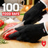 NoCry Cut Resistant Work Gloves for Women and Men, with Reinforced Fingers; Comfortable, 100% Food Grade Kitchen Cooking Gloves; Ambidextrous Safe...
