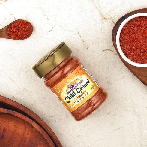 Rani Chilli Powder (Mirchi) Ground Indian Spice 3oz (85g) PET Jar ~ All Natural | Salt-Free | Vegan | No Colors | Gluten Friendly | NON-GMO | Kosh...